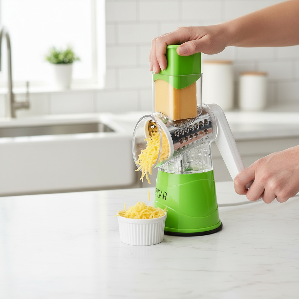 Răzătoare manuală multifuncțională 3in1