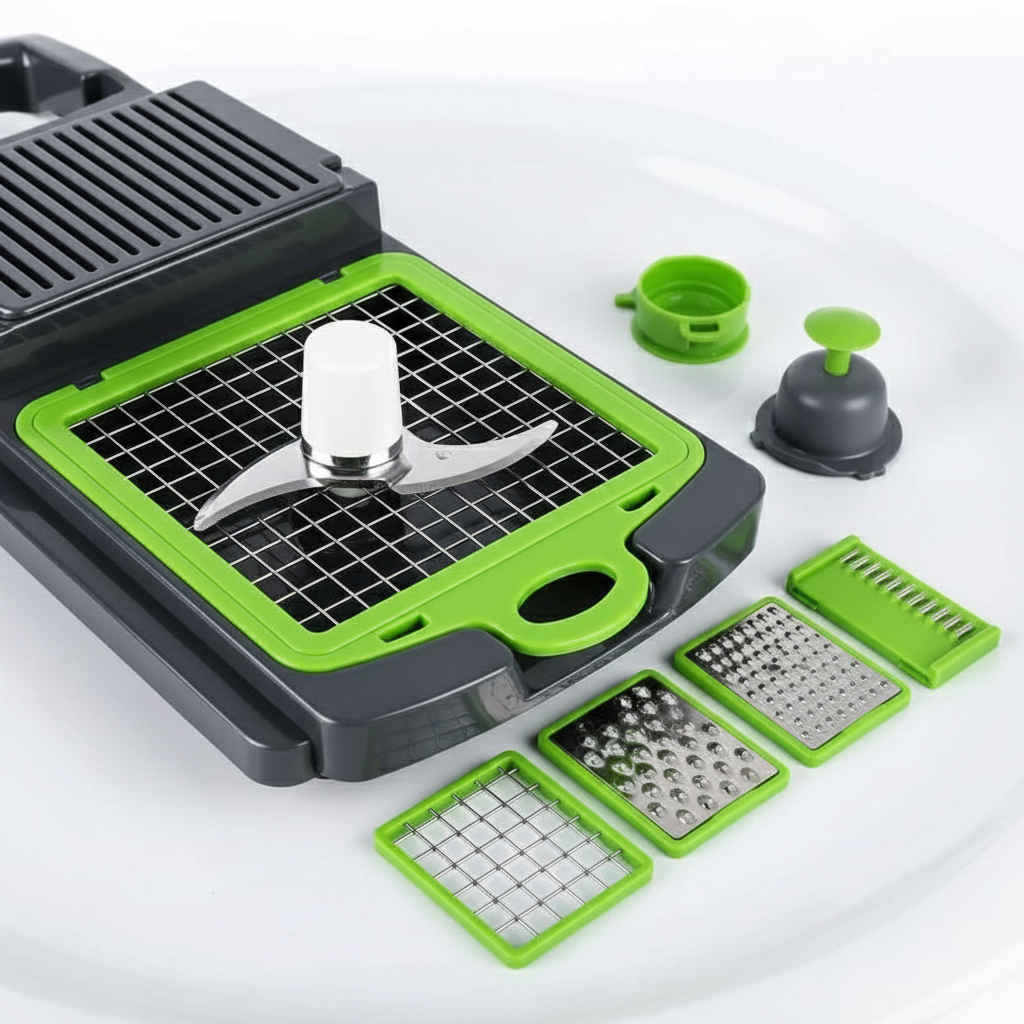 Tocător Multifuncțional de Legume - Pregătește Mâncarea în Câteva Secunde!