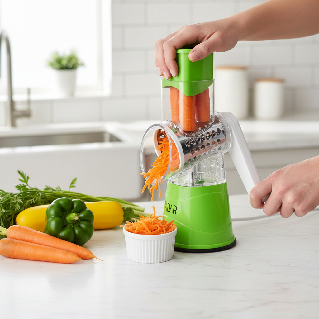 Răzătoare în utilizare cu fundal nou